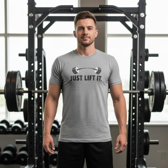 Just Lift It. Weightlifting Unisex T-Shirt & Women's Tank, Gym & CrossFit
