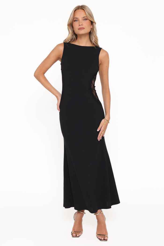 Petal and Pup USA DRESSES Kadija Maxi Dress - Black