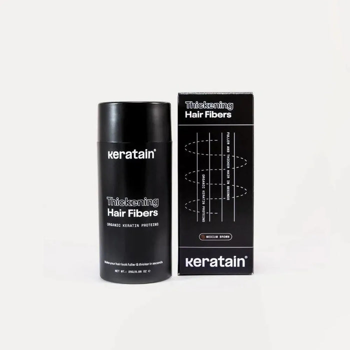 Keratain hair fibers – Medium brown (25 gr) - Hairgivers