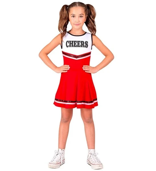 Kids Cheerleader Costume, Red