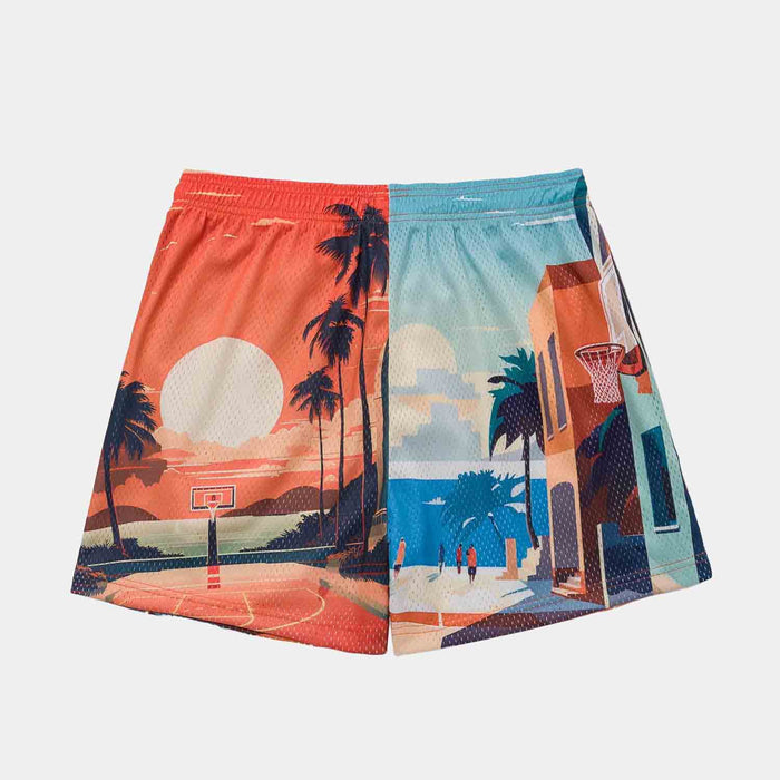 Rear view of the Overtime Kids' H24 Shorts.