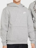 NIKE KIDS' PULLOVER HOODIE (Grey)