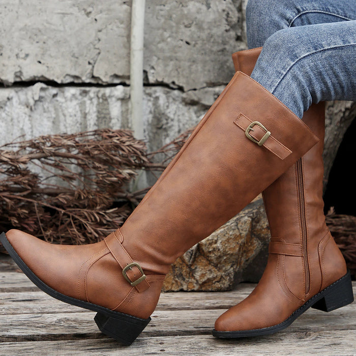 Knee-High Riding Boots for Women – Chic & Comfortable