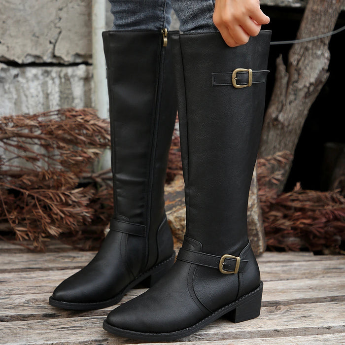 Knee-High Riding Boots for Women – Chic & Comfortable