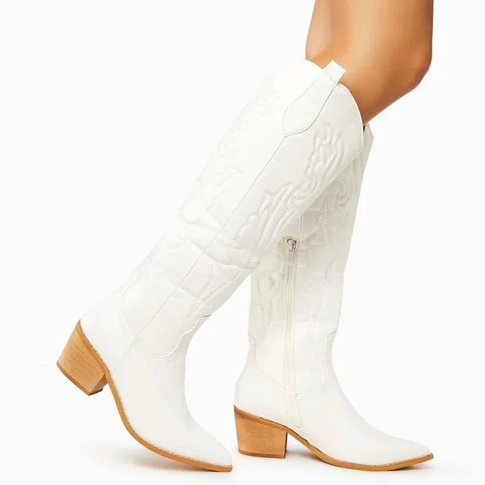 Knee High Western Boots for Women – Vintage Style & Comfortable Fit