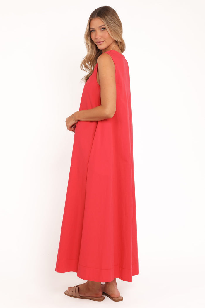 Petal and Pup USA DRESSES Laurita Maxi Dress - Red