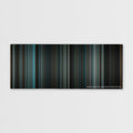 Law Abiding Citizen color palette canvas print: thousands of thin vertical stripes of color