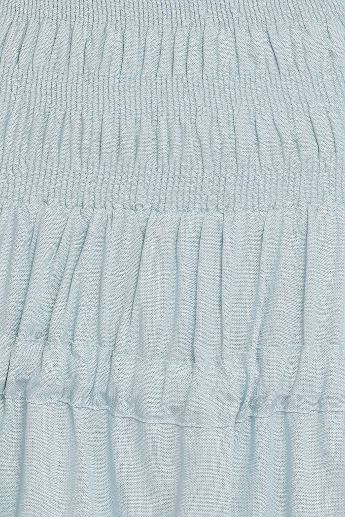 Petal and Pup USA BOTTOMS Leah Mini Skirt Side Ties - Baby Blue
