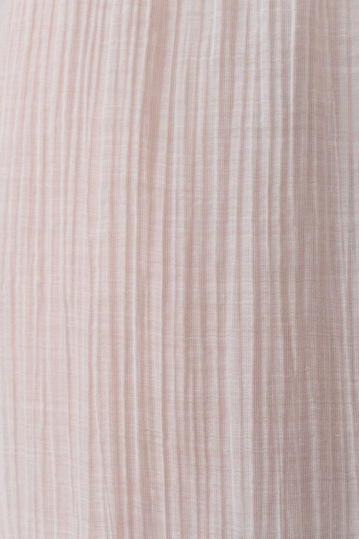 Leilani Sheer Drawstring Wide Leg Pants - Ivory