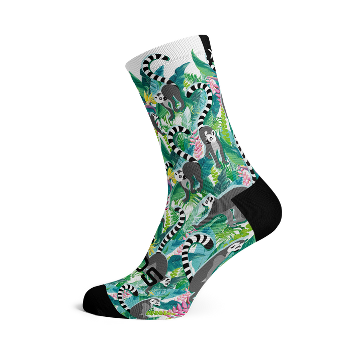 Lemur Crew Socks