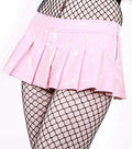 model showing front of skirt