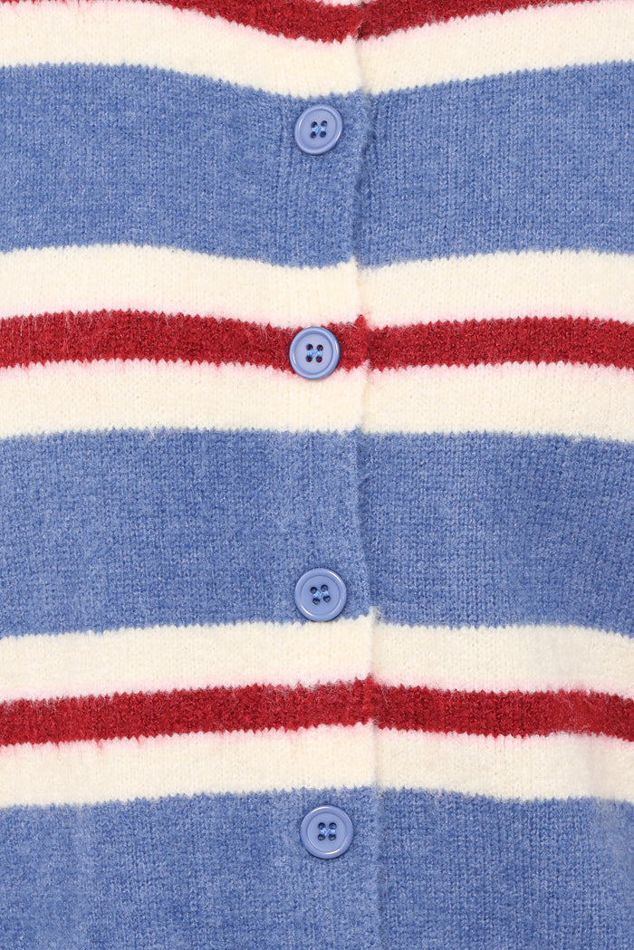 Petal and Pup USA TOPS Lilith Knit Top - Blue Stripe