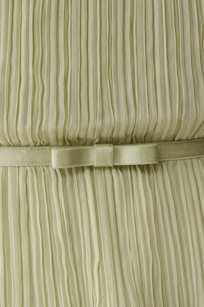 Lilou Pleated Sleeveless Top - Sage