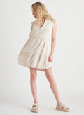 Linen Babydoll Mini Dress Acorn Home + Apparel