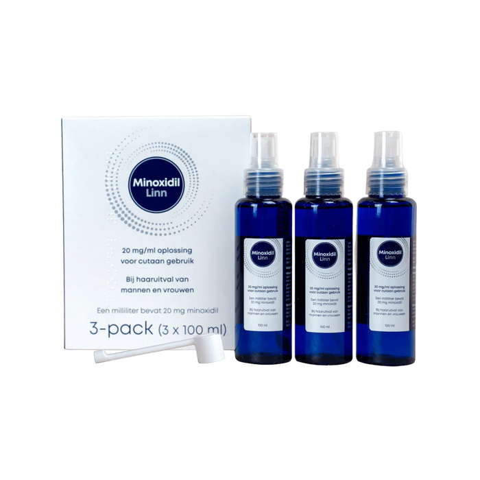 Linn Minoxidil 2% spray 3-pack (3x100 ml)
