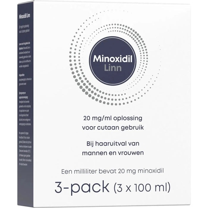 Linn Minoxidil 2% spray 3-pack (3x100 ml) - Hairgivers