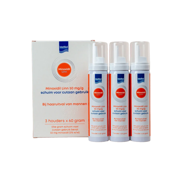 Linn Minoxidil 5% foam 3-pack (3x60 gr)