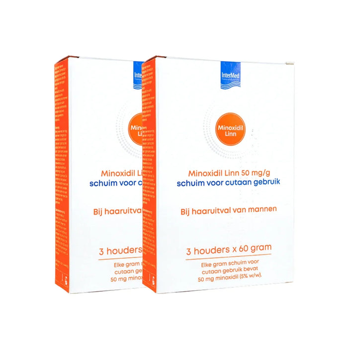 Linn Minoxidil 5% foam 6-pack (6x60 gr) - Hairgivers