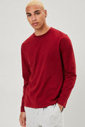Long-Sleeve Crew Neck Tee