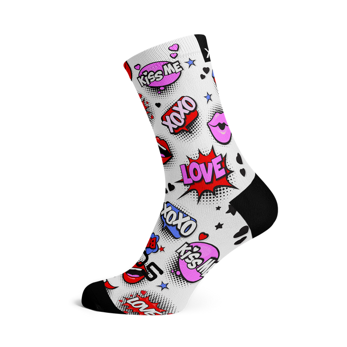 Love Struck Crew Socks
