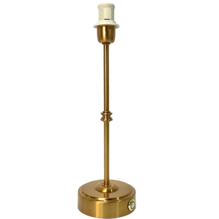 Luxe Gold USB Lamp Base with Globe & Charger (*PLEASE READ DESCRIPTION) - Suzie Anderson Home