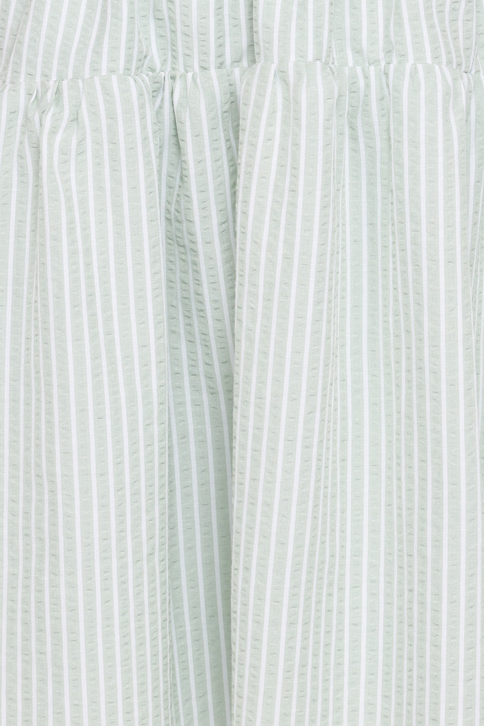 Petal and Pup USA DRESSES Makayla Mini Dress - Green Stripe