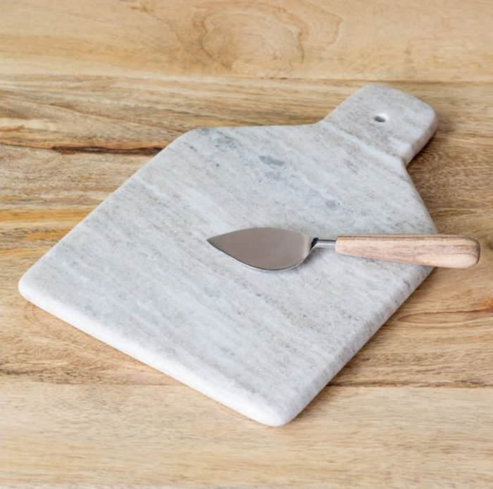Marble Cheese Board w/Knife