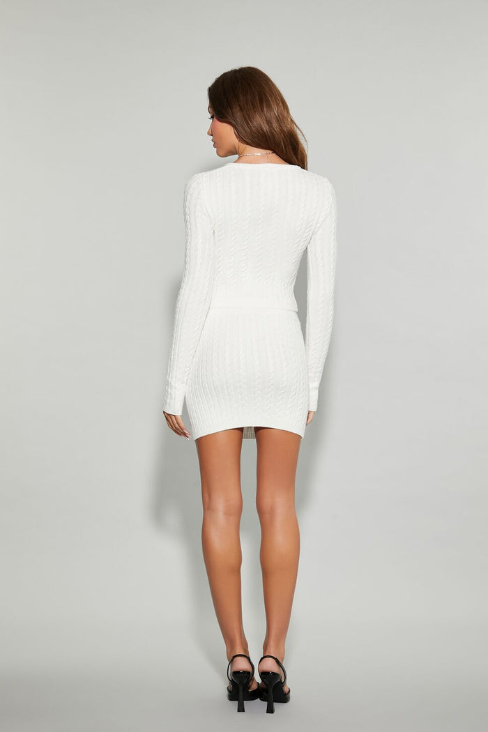 Mean Girls Cable Knit Mini Skirt