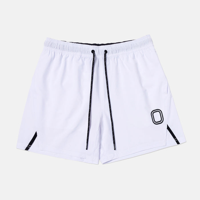 Front view of the Overtime Melo Performance Shorts.