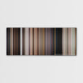 Men in Black 3 color palette canvas print: thousands of thin vertical stripes of color