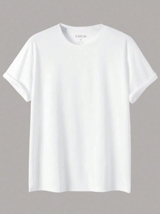 MEN ROUND NECK TEE WHITE