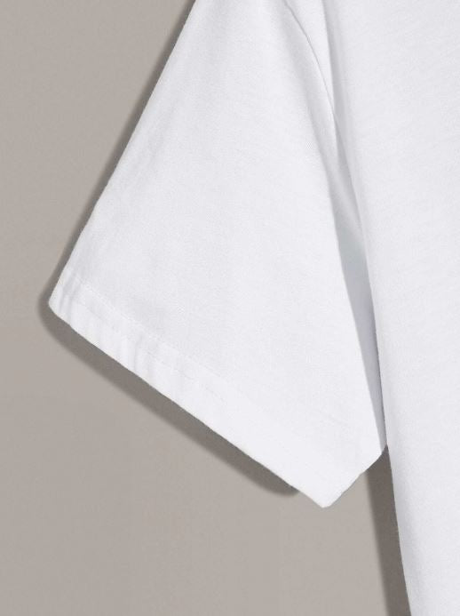 MEN ROUND NECK TEE WHITE