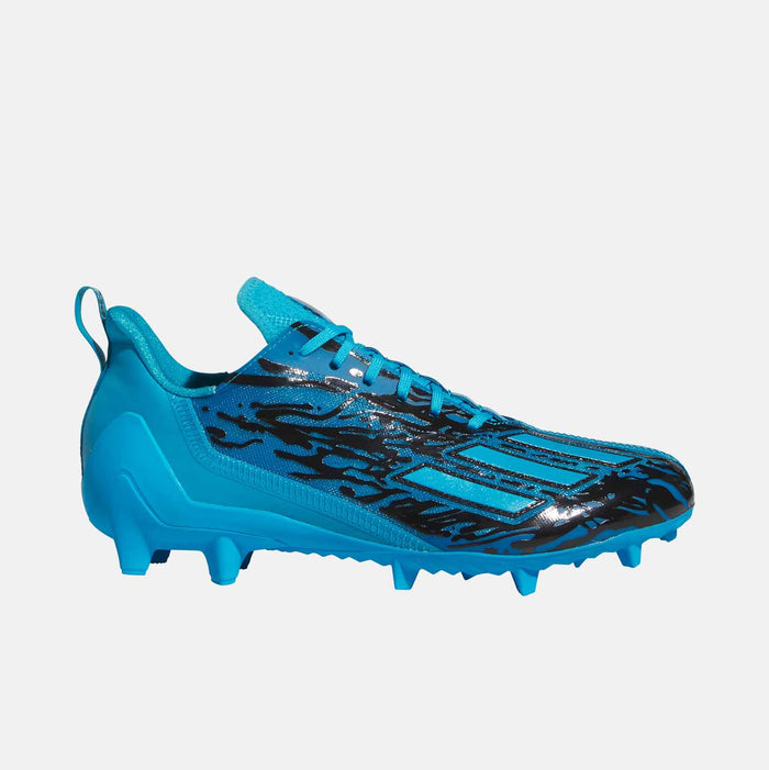 Side view of Adidas Adizero 12.0 Poison Football Cleats.
