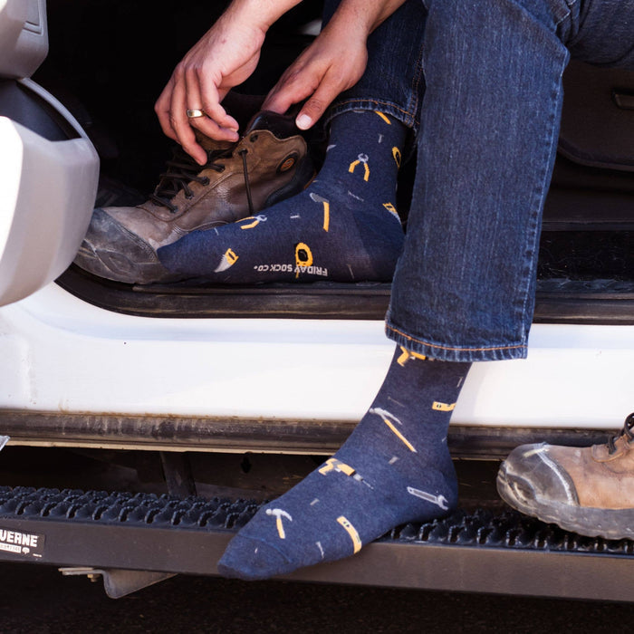 Men’s  Construction Socks: Men's 7-12 US/CAN - Pine & Moss