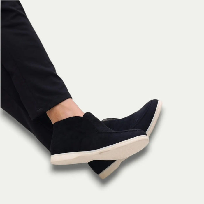 Men's High Old Money Soft® Suede Loafers – Classic Britpop Revival Style
