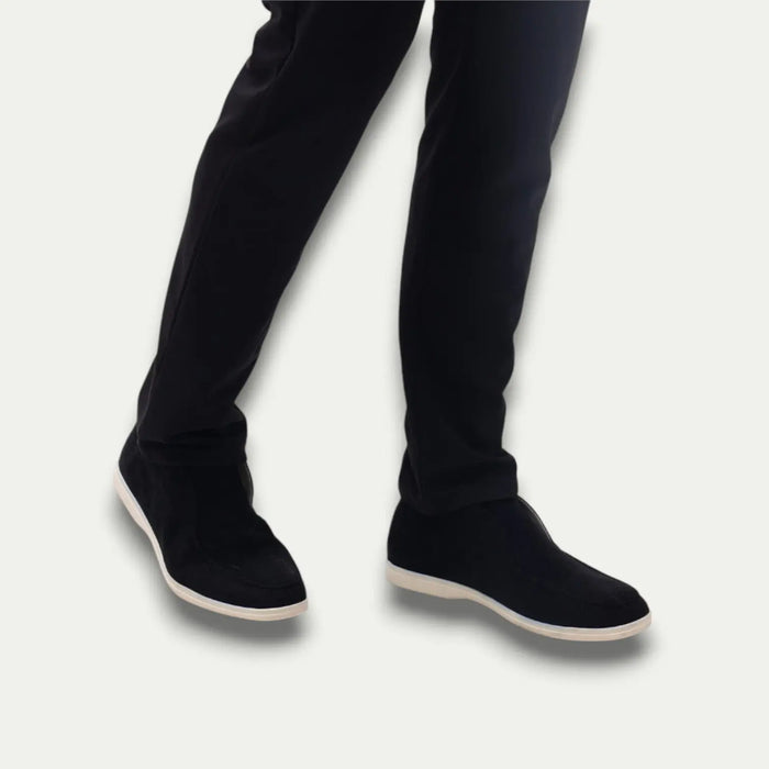 Men's High Old Money Soft® Suede Loafers – Classic Britpop Revival Style