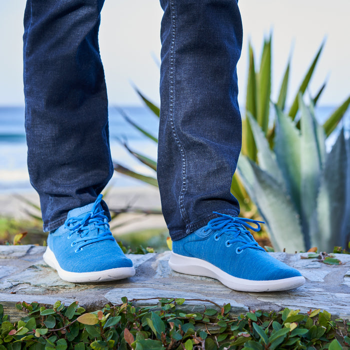 Men's Lace-Ups Bright Blue - Clearance