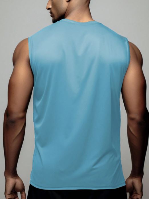 MEN'S ROUND NECK SLEEVELESS VEST