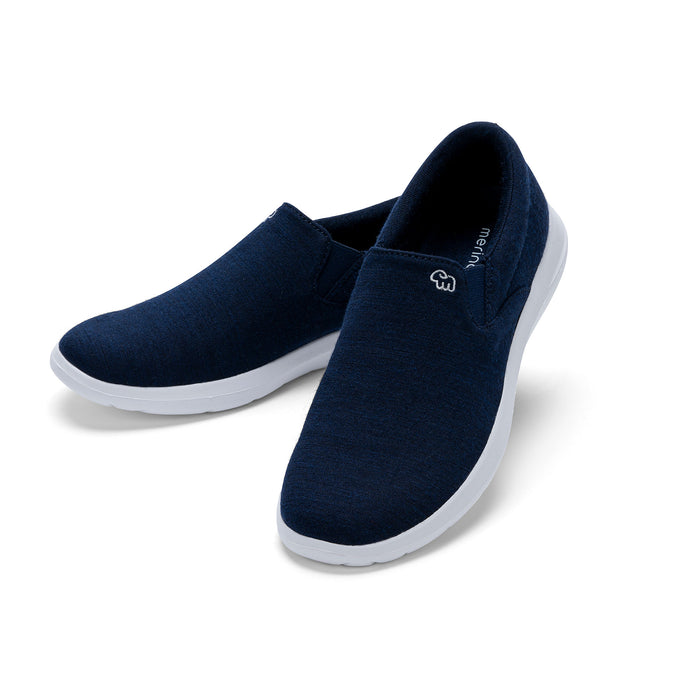 Men's Slip-Ons Navy/White
