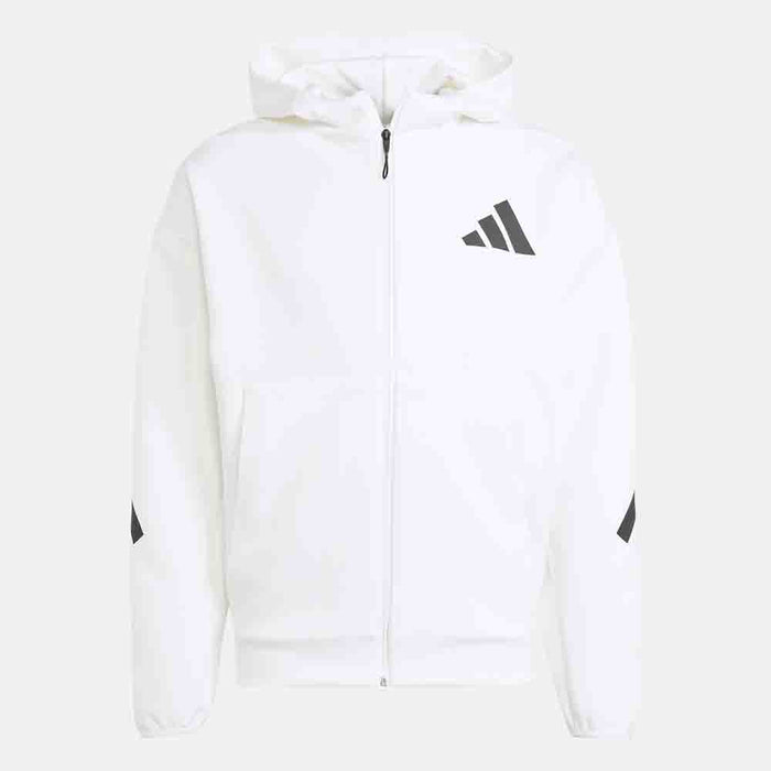 Front view of the Men's Adidas Z.N.E Full Zip Hoodie.