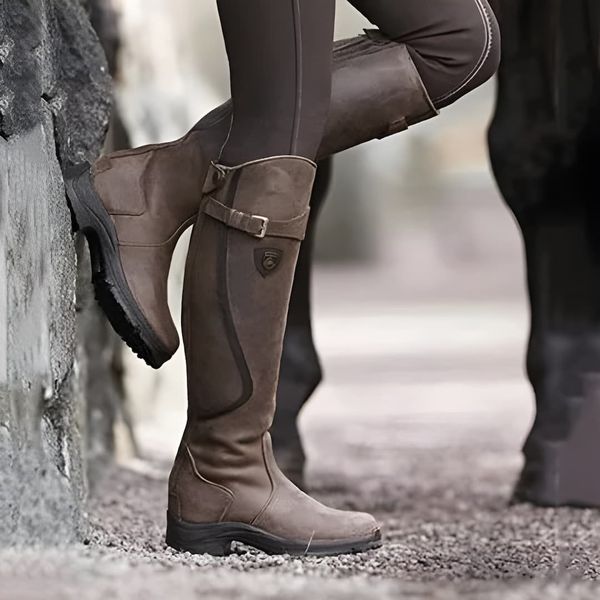 Mid-Tube Black Boots for Women – Stylish & Comfortable Everyday Wear