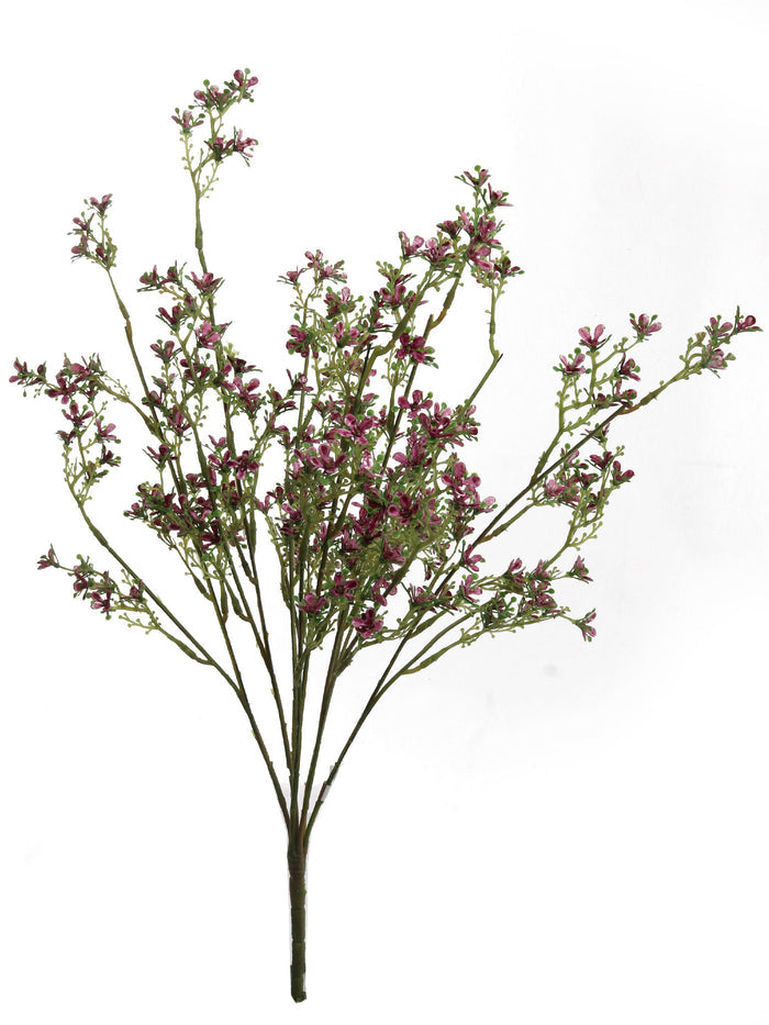 Mini Artificial Flower Bush - 21.5"