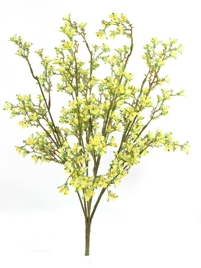 Mini Artificial Flower Bush - 21.5"