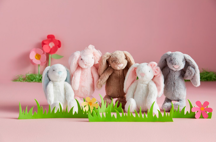 Mini Plush Pal Bunnies- Five Colors - Pine & Moss