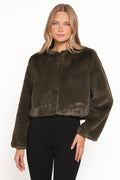 Petal and Pup USA OUTERWEAR Minnie Jacket - Forest Green
