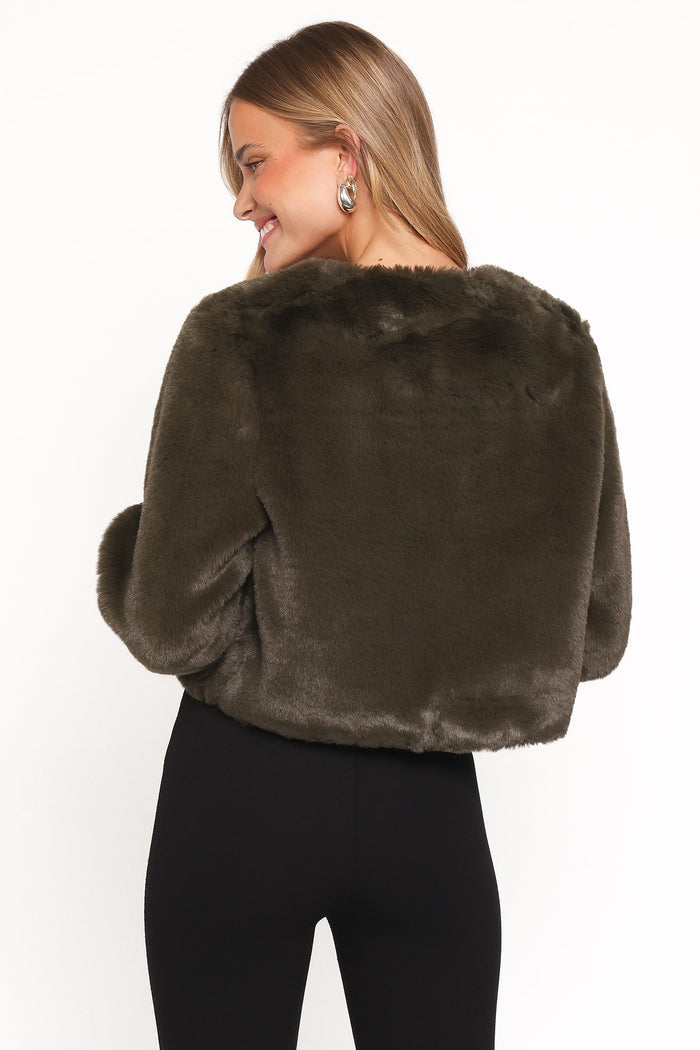 Petal and Pup USA OUTERWEAR Minnie Jacket - Forest Green