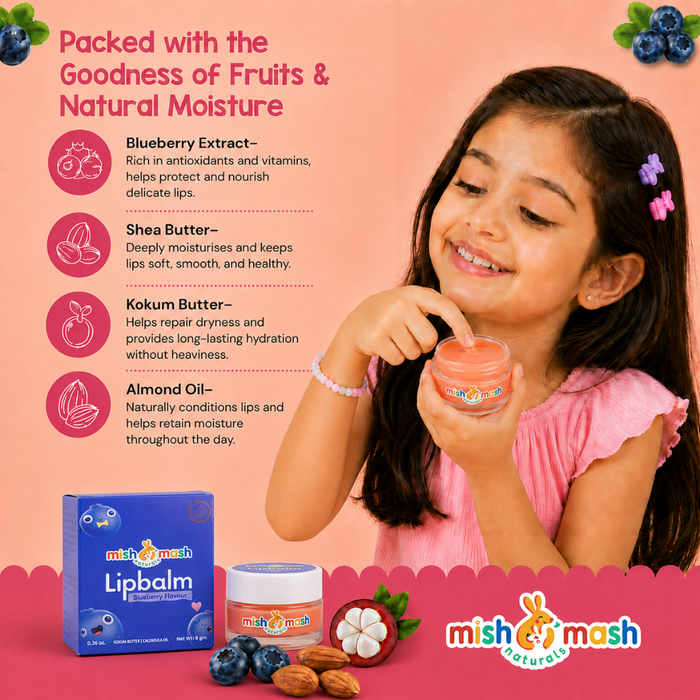 Mishmash Naturals Daily Use Blueberry Lip Balm B2G2