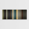 Mission: Impossible - Rogue Nation color palette canvas print: thousands of thin vertical stripes of color