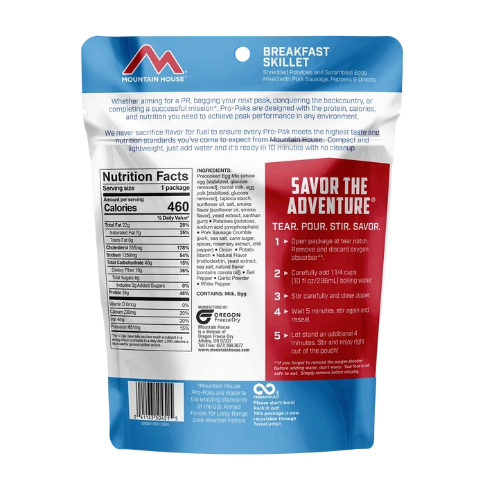 Mountain House Breakfast Skillet Pro-Pak Pouch