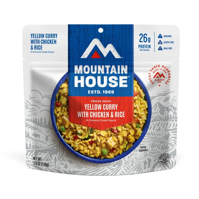 Mountain House Yellow Curry with Chicken & Rice Pouch